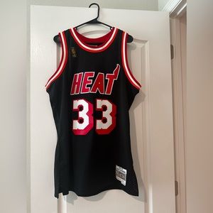 Men’s NBA Miami Heat Alonso Mourning Jersey size Large